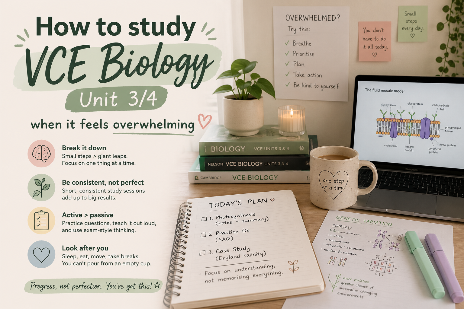 Study tips for VCE Biology success