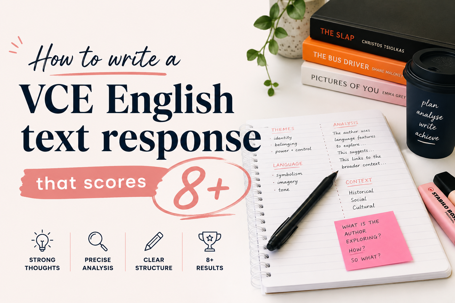 Study guide essentials for VCE English